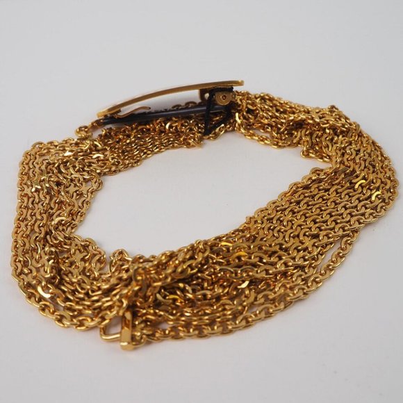 CHANEL with logo Chain belt gold Plated Gold Women